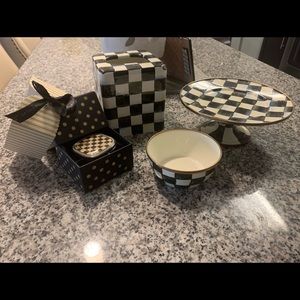 Mackenzie-Childs Courtly Check enamel collection